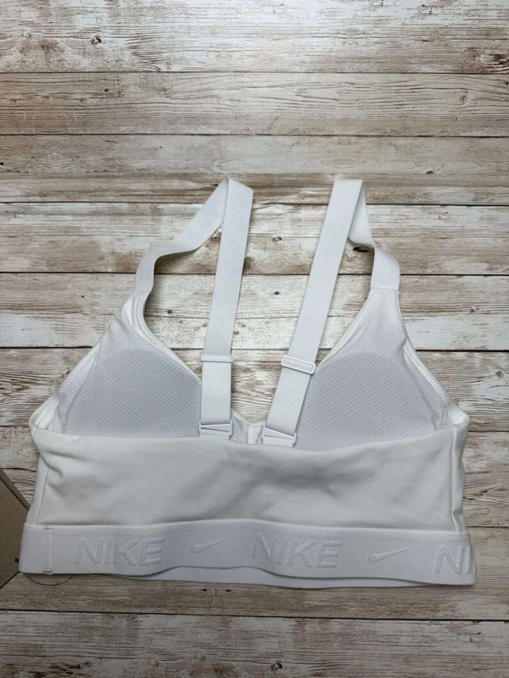 Nike White Padded‎ Medium-Support Sports Bra NEW XS